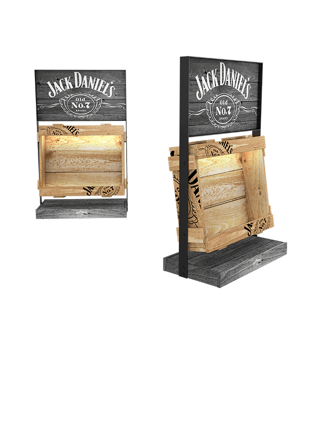 meble wystawiennicze Jack Daniels Counter Display